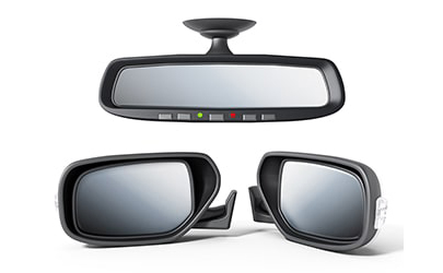 All Mirrors (Side, Rear, Interior)